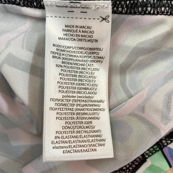 RLX Ralph Lauren 1/4 Zip Golf Pullover Top Women L Black Multicolor Geo Y2K NWT - Picture 9 of 11